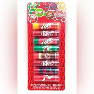 New 8 Flavors Full-Size Soda Flavored Dr. Pepper Lip Balms